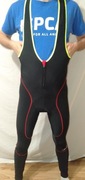 spodnie strój kolarski na rower DIADORA  r. S CoolMax S.A.T. TRS