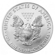 Amerykański orzeł 1 szt uncji srebra.