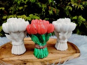 Bukiety z gipsu ceramicznego, Dzień Babci i Dziadka.