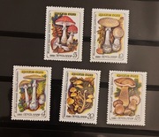 !!! ROSJA / GRZYBY LEŚNE / 5szt... KOMPLETNA _SERIA...CZYSTE**!!!