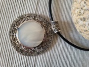 Naszyjnik Apart zawieszka Vega na rzemyku jubilerskim – srebro