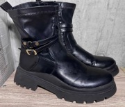 Buty damskie Botki czarne DeeZee rozmiar 40