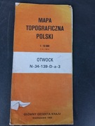 Mapa topograficzna Polski, Otwock 