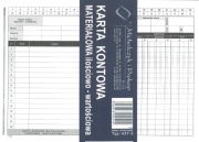 Karta kontowa materiałowa A5, typ 437-3 Michalczyk i Prokop Druk