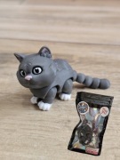 Figurka Szarego Kotka 3D - Druk3d fidget mixGadzet