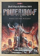 POWERWOLF - Plakat XL z 2024 r. - Format A2 (ok. 40 x 55 cm) - NOWY!