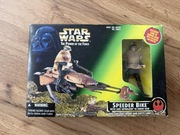  Star Wars The Power Of The Force speeder bike with  Luke Skywalker 