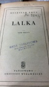 Prus Lalka tom 2 stare wydanie Zespół Młynów Gliwice