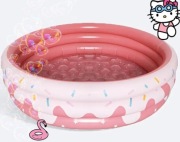 BASEN basenik dla dzieci, różowy donut, 120 CM! ogrodowy,na kulki na balkon