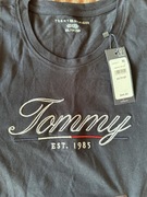 Koszulka damska Tommy Hilfiger granatowa t-shirt XS nowa z metką z USA