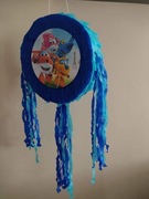 Zestaw piniata samolot Super Wings +kij+imię