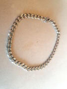 Bransoletka męska ze stali chirurgicznej srebrna