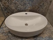 Umywalka VARIFORM KOŁO (GEBERIT) 60 owalna nablatowa biały