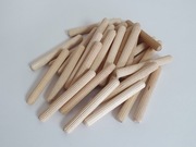 Kołki drewniane meblowe montażowe 6x60 mm, 100 szt.