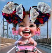 Kokardki do włosów dla dziewczynek - ręcznie robione 