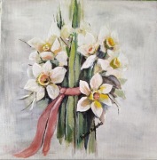 Obraz malowany ręcznie, akryl, 30cm x 30cm.