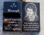 Książka Tablica Nagrobna Granit Szwed Grawer 30x40