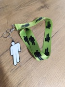 Zestaw Billie Eilish smycz do telefonu lub kluczy plus brelok blohsh 