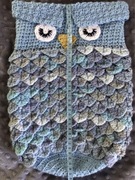 Śpiworek/kokon sówka Handmade