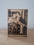 Zakochani, A4, sklejka (prezent, obraz, ozdoba, pirografia)