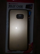 Plecki etui Goospery Jelly Case złoty - Galaxy S7 Edge 