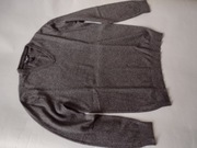 Sweter męski, szary, 45% kaszmir, 55% jedwab ,,Royal Class" roz. M