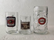 3 kufle Faxe Bryggeri 1l, Dębowe Mocne 0.5l, Warka 0,3l