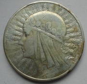 10 ZŁOTYCH 1932 SREBRO BZM