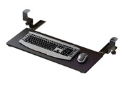 Drewniana półka na klawiaturę pod biurkiem Generic