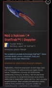CS:GO skin Nóż z hakiem Doppler FN Stattrak
