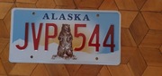 Alaska tablica rejestracyjna usa oryginal