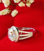 Pierścionek Diamentt Moissanit 5CT ! Świąteczne Promocje !