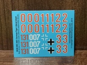 Bolt Action Kalkomania German Tiger 1