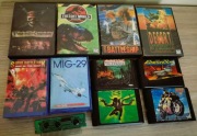 Duży Zestaw Gier Sega Mega Drive 10szt Bazarowe Kartridże Retro Lata 90
