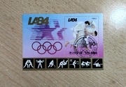 Bloczek Korea Północna Olimpiada Los Angeles 1984, kasowany