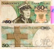 001 - Banknot PRL Narodowy Bank Polski - nominał 50 zł (463)