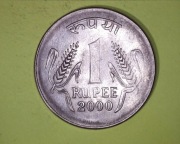 Indie 1 rupia 2000 ( Kalkuta)