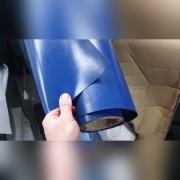 Plandeka plandeki 900g niebieska biała  panama 