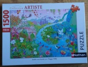 Puzzle Nathan 1500 - Zachwycający ogród