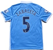 Pablo Zabaleta koszulka z oryginalnym autografem Man City 2015-2016