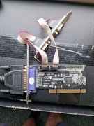 Kontroler 2x COM RS-232 / LPT MOSCHIP Manhattan na PCI 