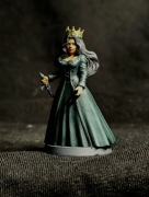 Pomalowana Księżniczka Królowa Figurka RPG DND 