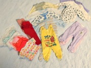 Duża paka ubranek niemowlęcych r.56-68