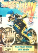 ...DMP Unia Tarnów - Atlas Polsat Wrocław 28.04.1996...