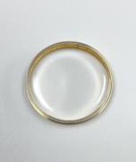 ZBROJONE ZŁOTA ZÓŁTA RAMKA SZKŁO SZKIEŁKO PLEXI DO ZEGARKA 352