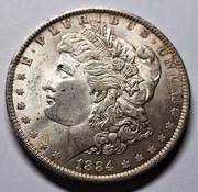 USA, 1 dolar 1884 O, Nowy Orlean - Morgan (32)