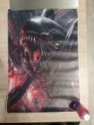 Plakat na płótnie – motyw Obcy – 30x45 cm (bez ramy)