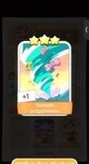 Monopoly Go Tornado przysmaków karta naklejka set 14 3*