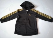 Dres czarny adidas z złotymi elementami 