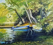 Obraz olejny Zatoczka